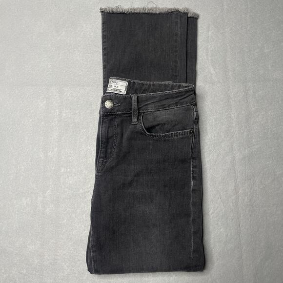 Free People Denim - Free People Fringe Crop Jeans in Smoke Black (Gray) Size 26 61502-16515125